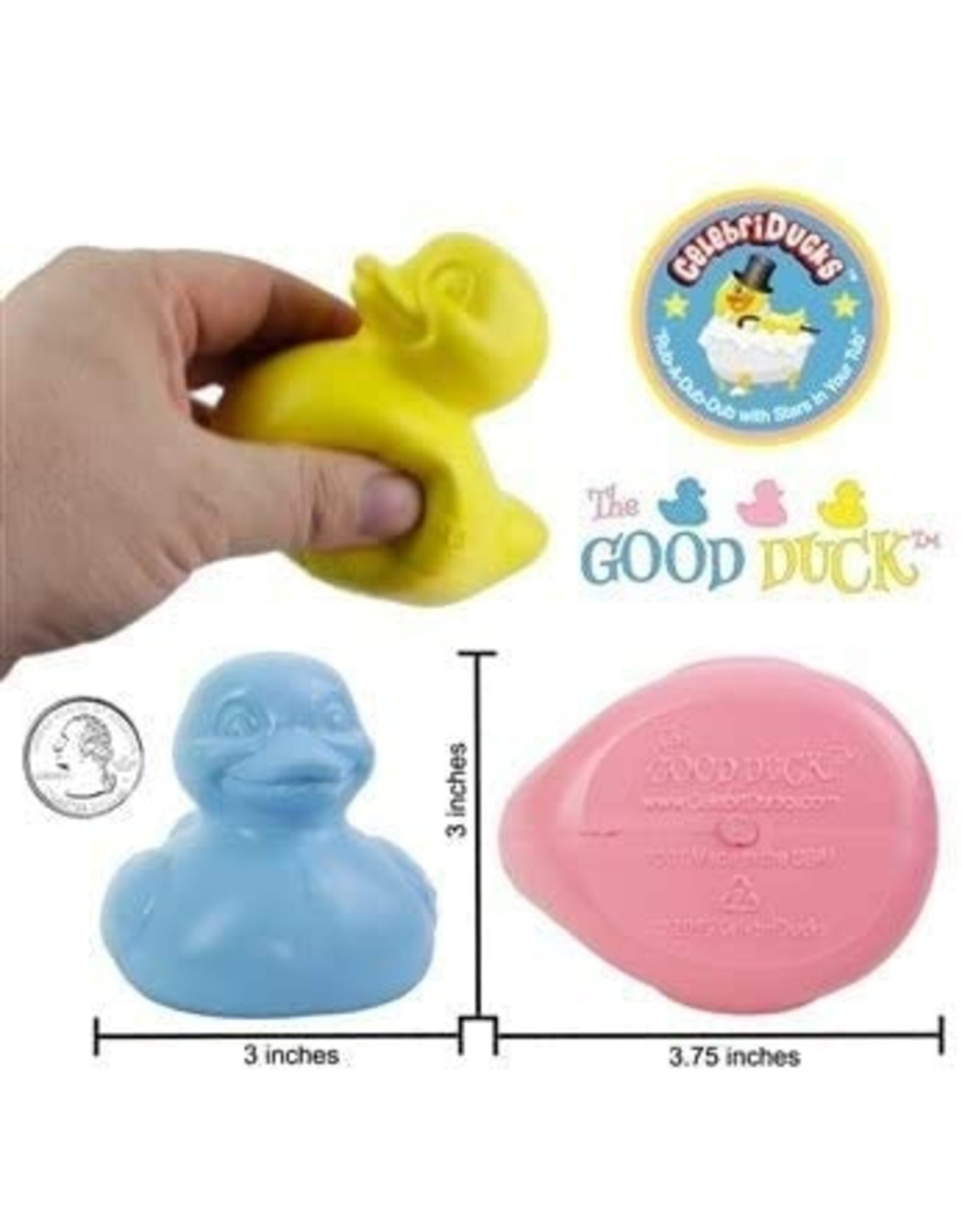 The Good Duck - Safest Rubber Duck for Babies - Yellow