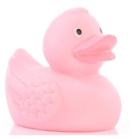 Pastel Pink Rubber Duck with Wings