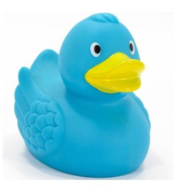 Turquoise Blue Rubber Duck with Wings
