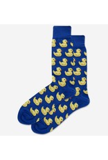 Men's Rubber Duck Crew Socks - Blue