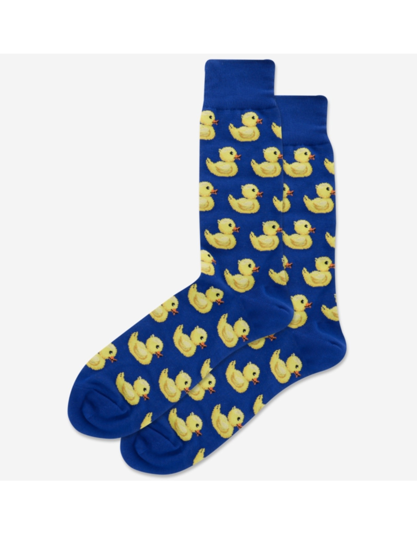 Men's Rubber Duck Crew Socks - Blue