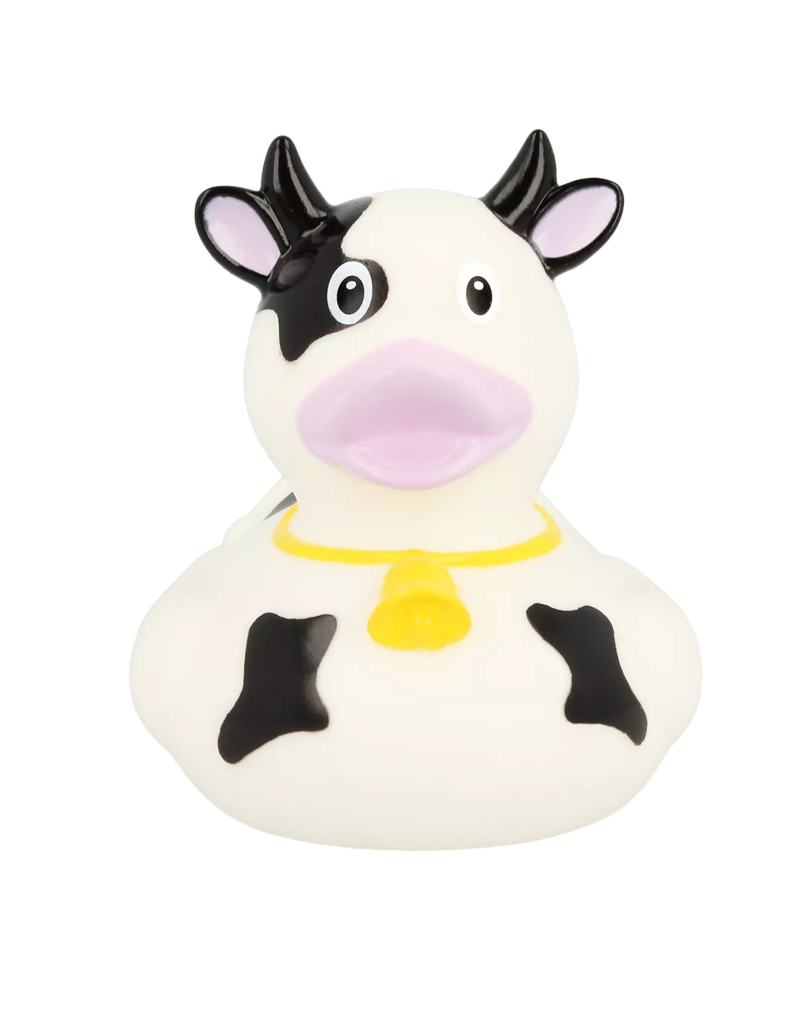 Lilalu Black & White Cow Rubber Duck