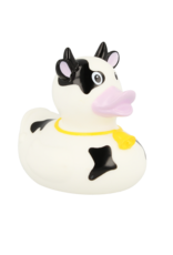 Lilalu Black & White Cow Rubber Duck