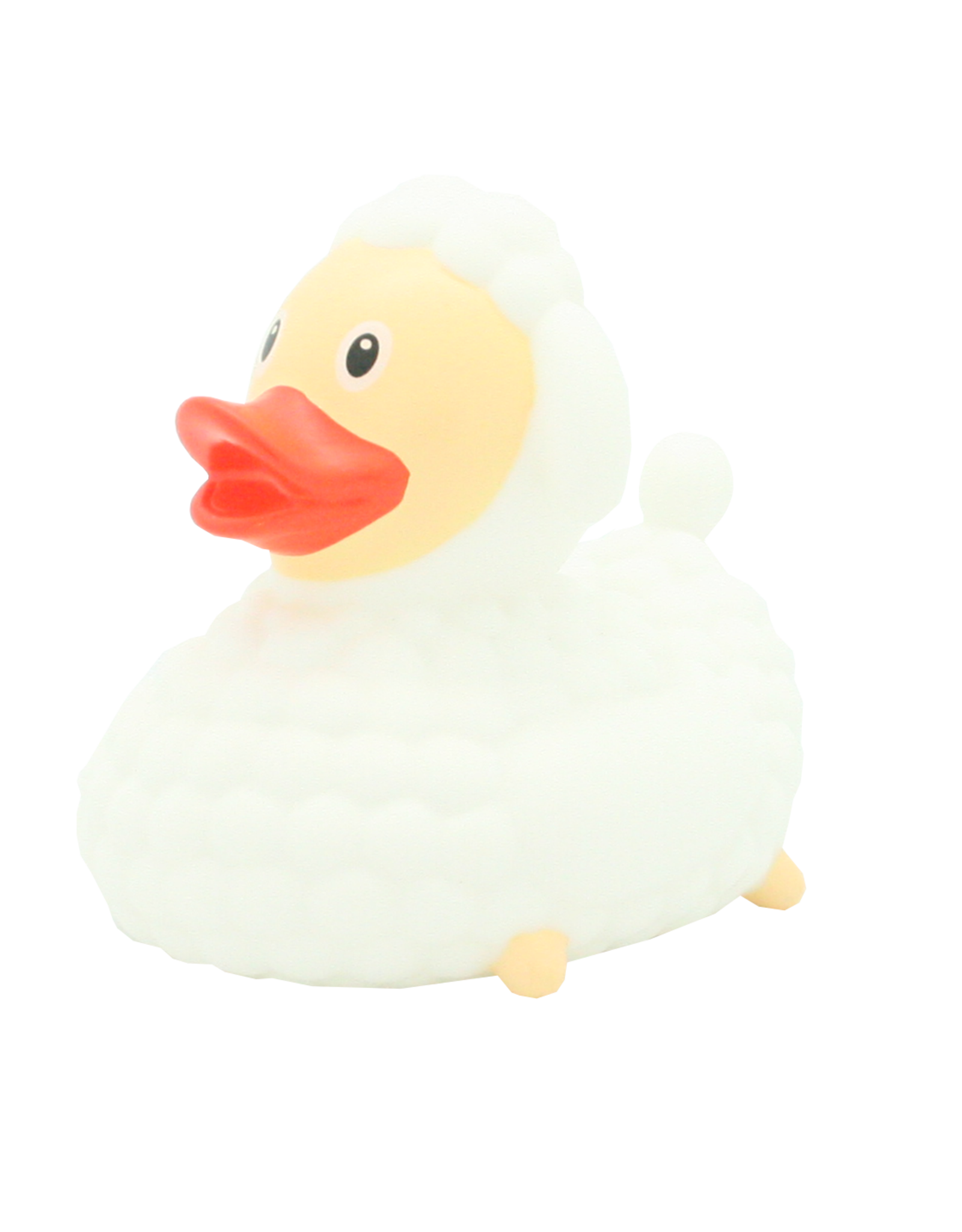 Lilalu White Sheep Rubber Duck