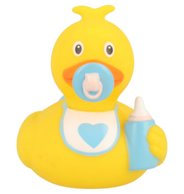 Lilalu Baby Boy with Bib  Rubber Duck