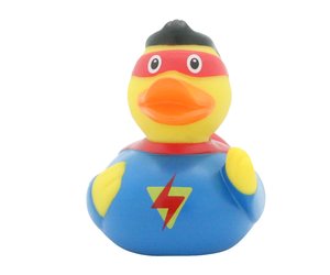 Lilalu Superman Rubber Duck