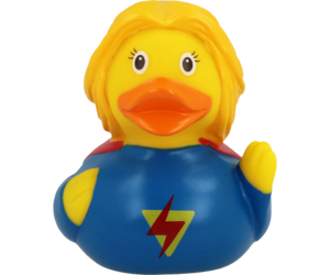 Lilalu Superman Rubber Duck