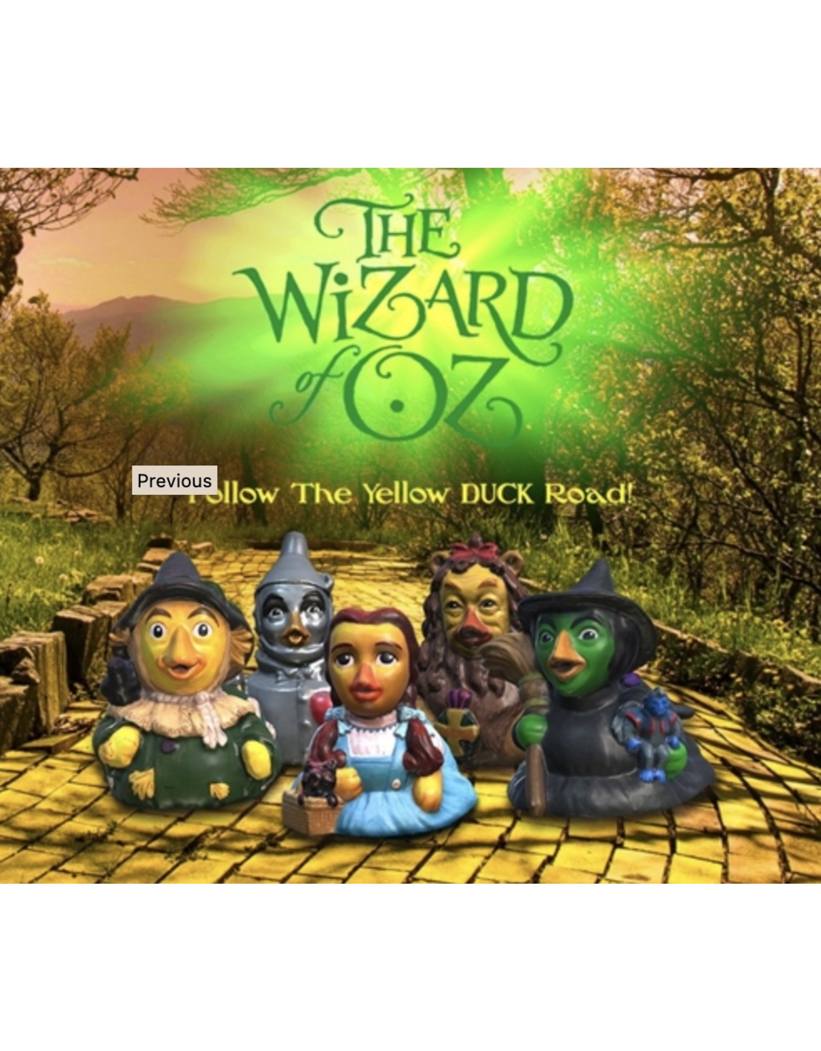 Wizard of Oz - Dorothy Rubber Duck