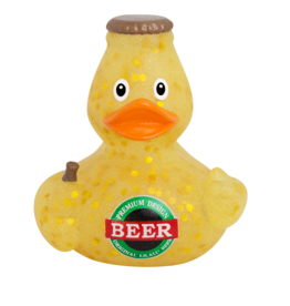 Lilalu Beer Bottle Rubber Duck