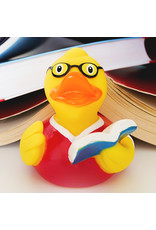 Lilalu Book Reader Rubber Duck