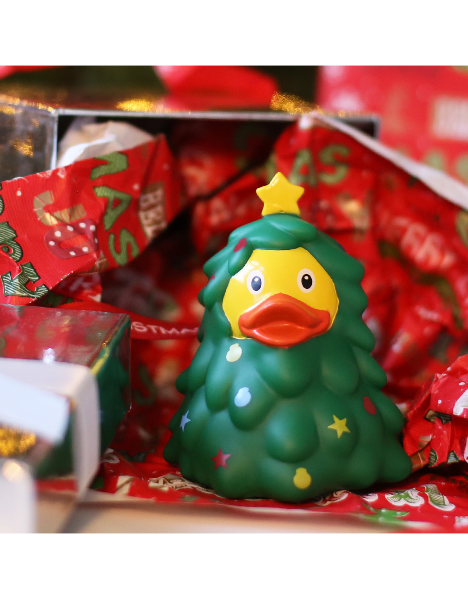 Lilalu Christmas Tree Rubber Duck