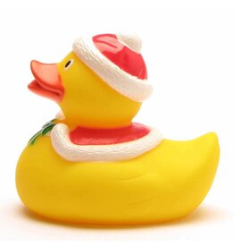 Mini Christmas Santa Duck with Cape