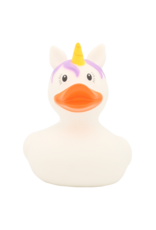 Lilalu White Unicorn Rubber Duck