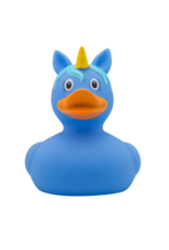 Lilalu Blue Unicorn Rubber Duck