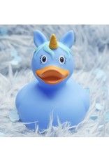 Lilalu Blue Unicorn Rubber Duck