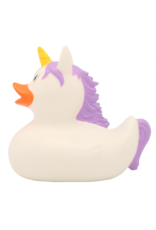 Lilalu White Unicorn Rubber Duck