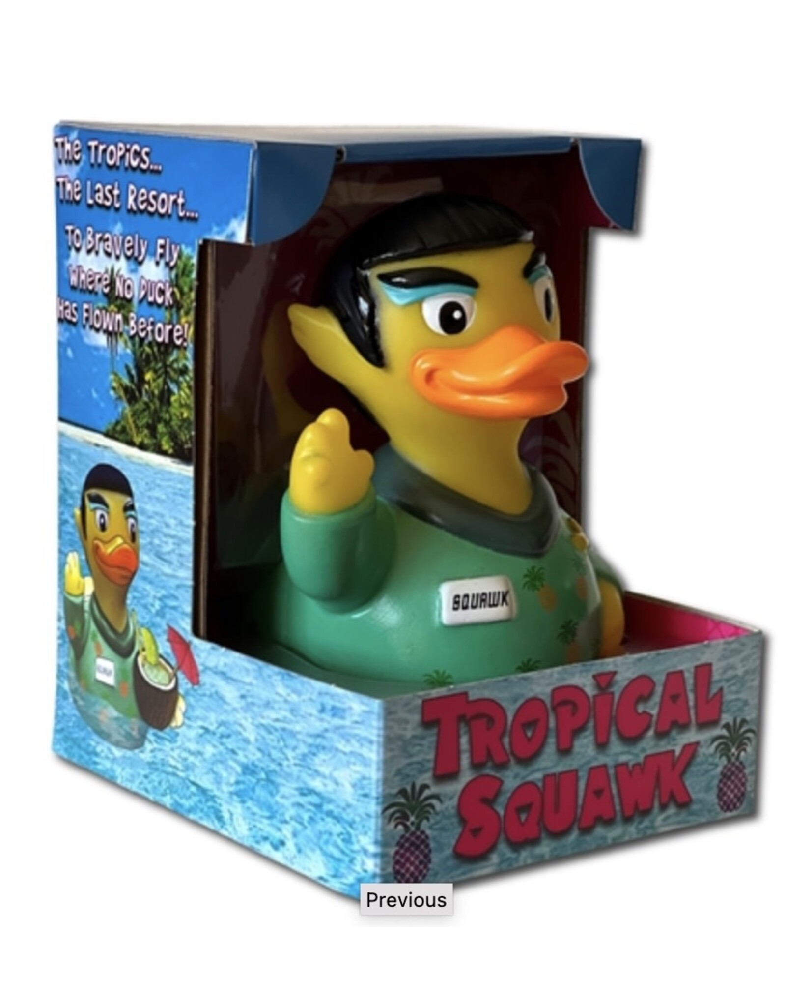 Tropical Squawk Rubber Duck