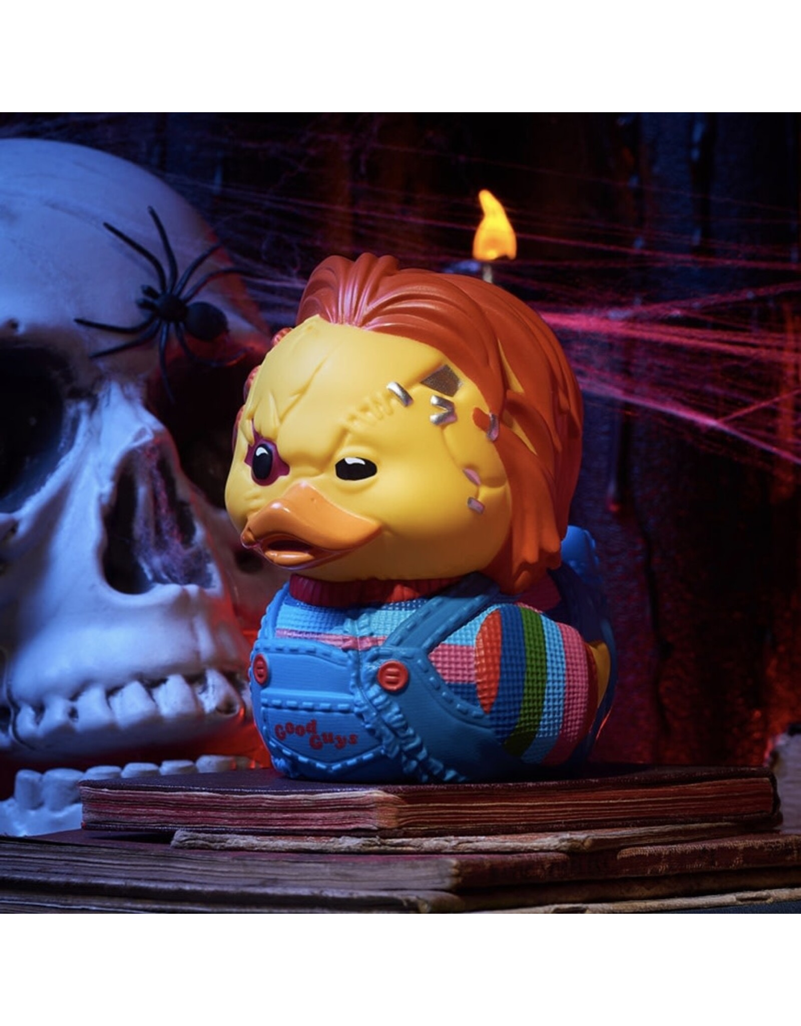 Chucky Scarred Rubber Duck by TUBBZ Le Petit Duck Shoppe Canada