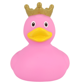 Lilalu Pink Rubber Duck With Crown