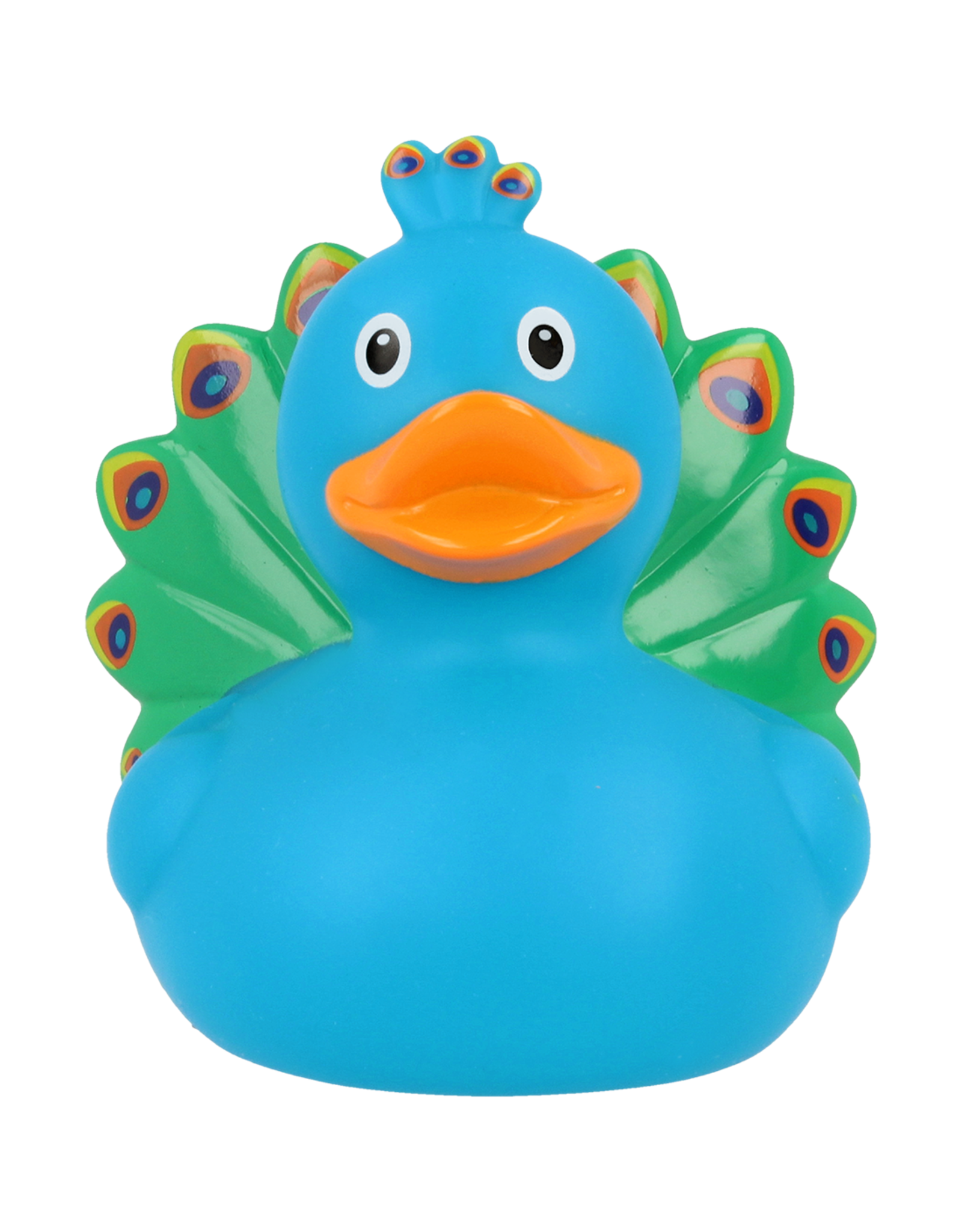 Lilalu Colourful Peacock Rubber Duck