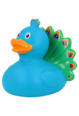 Lilalu Colourful Peacock Rubber Duck