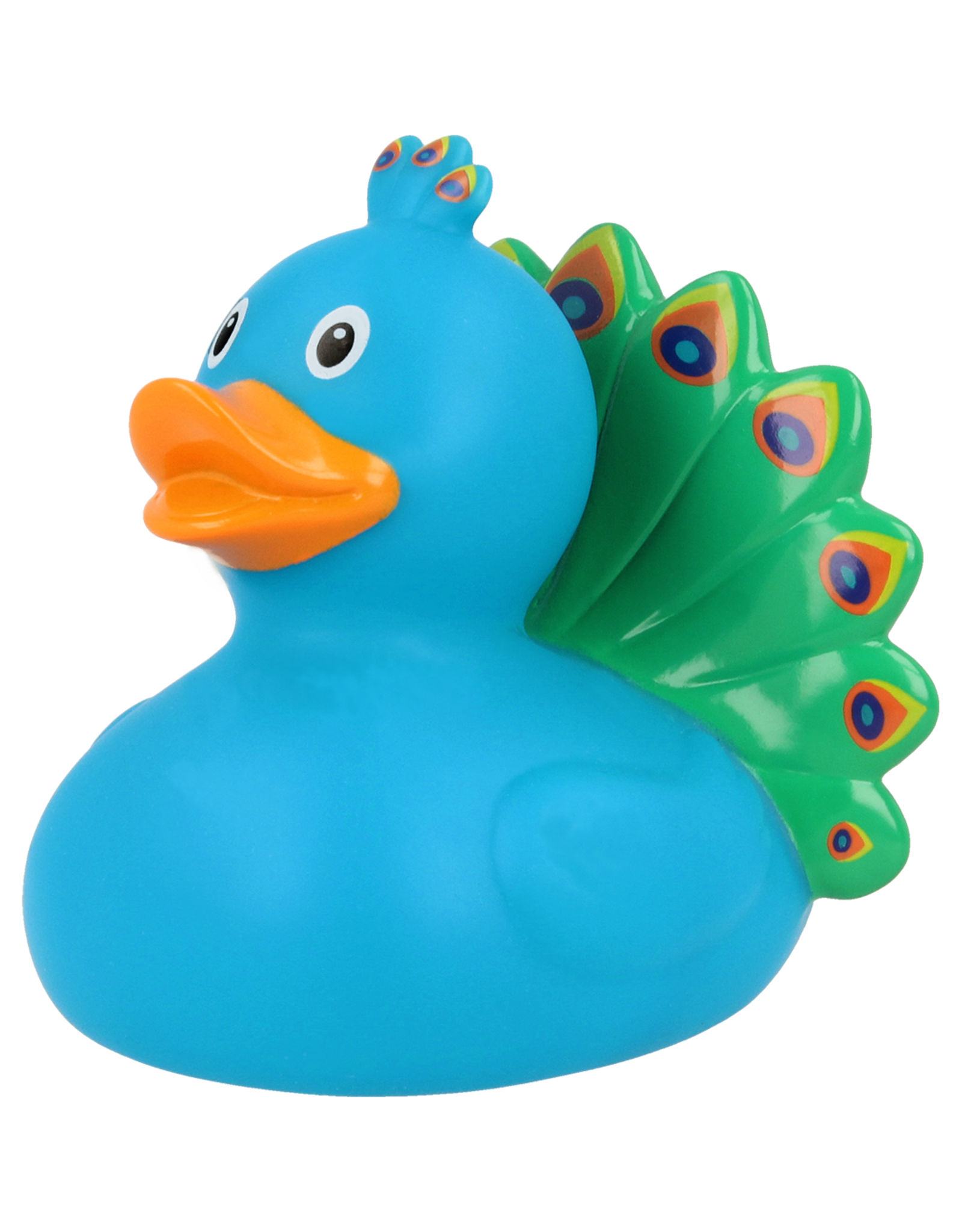 Lilalu Colourful Peacock Rubber Duck