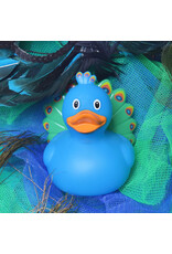 Lilalu Colourful Peacock Rubber Duck