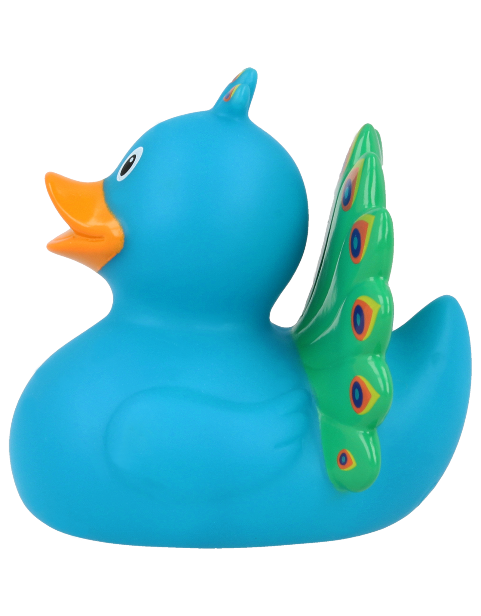 Lilalu Colourful Peacock Rubber Duck