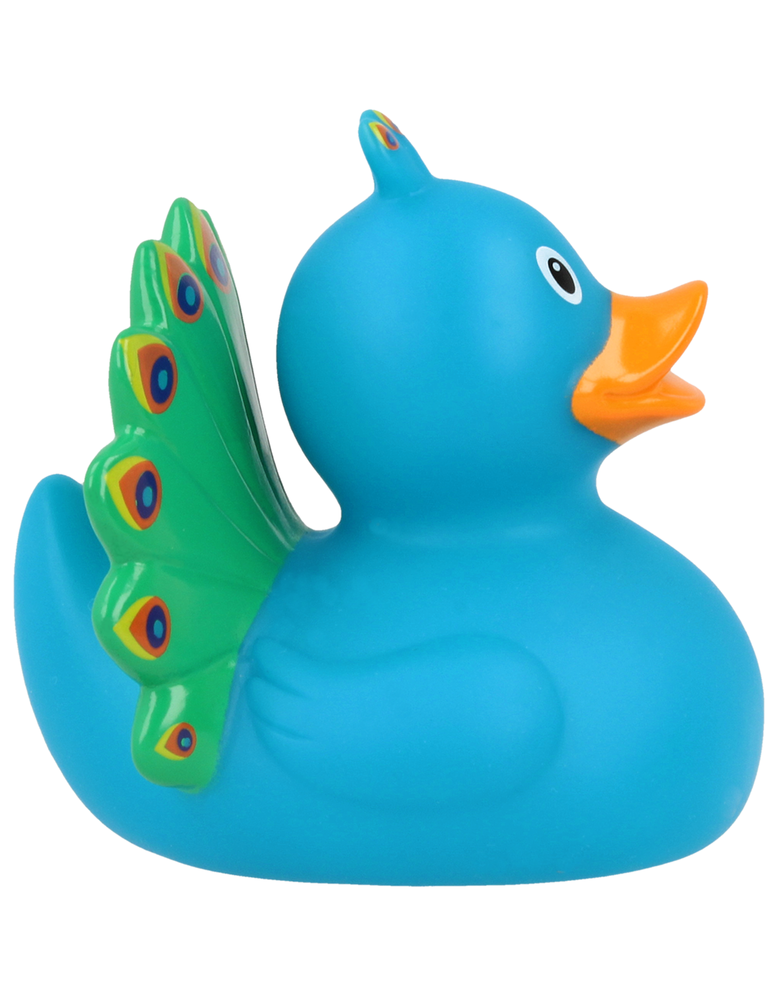 Lilalu Colourful Peacock Rubber Duck