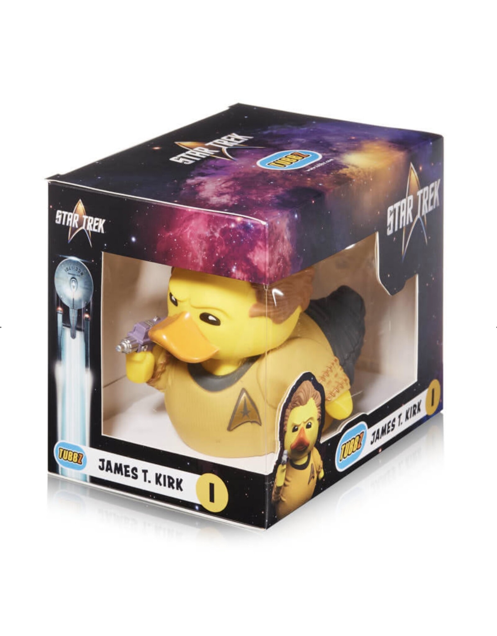 Tubbz Star Trek Captain James T. Kirk Rubber Duck by TUBBZ - Boxed Edition