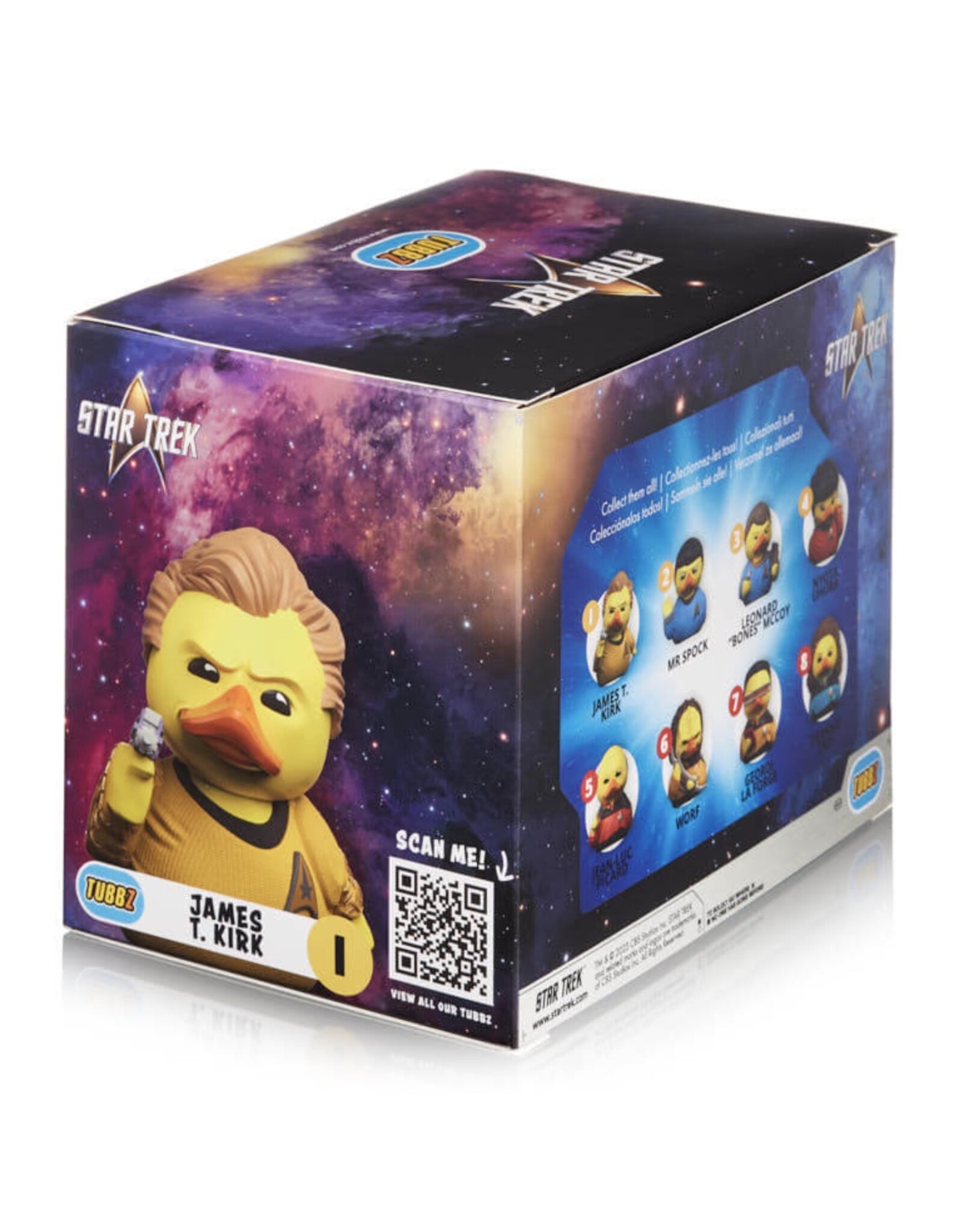 Tubbz Star Trek Captain James T. Kirk Rubber Duck - Boxed Edition