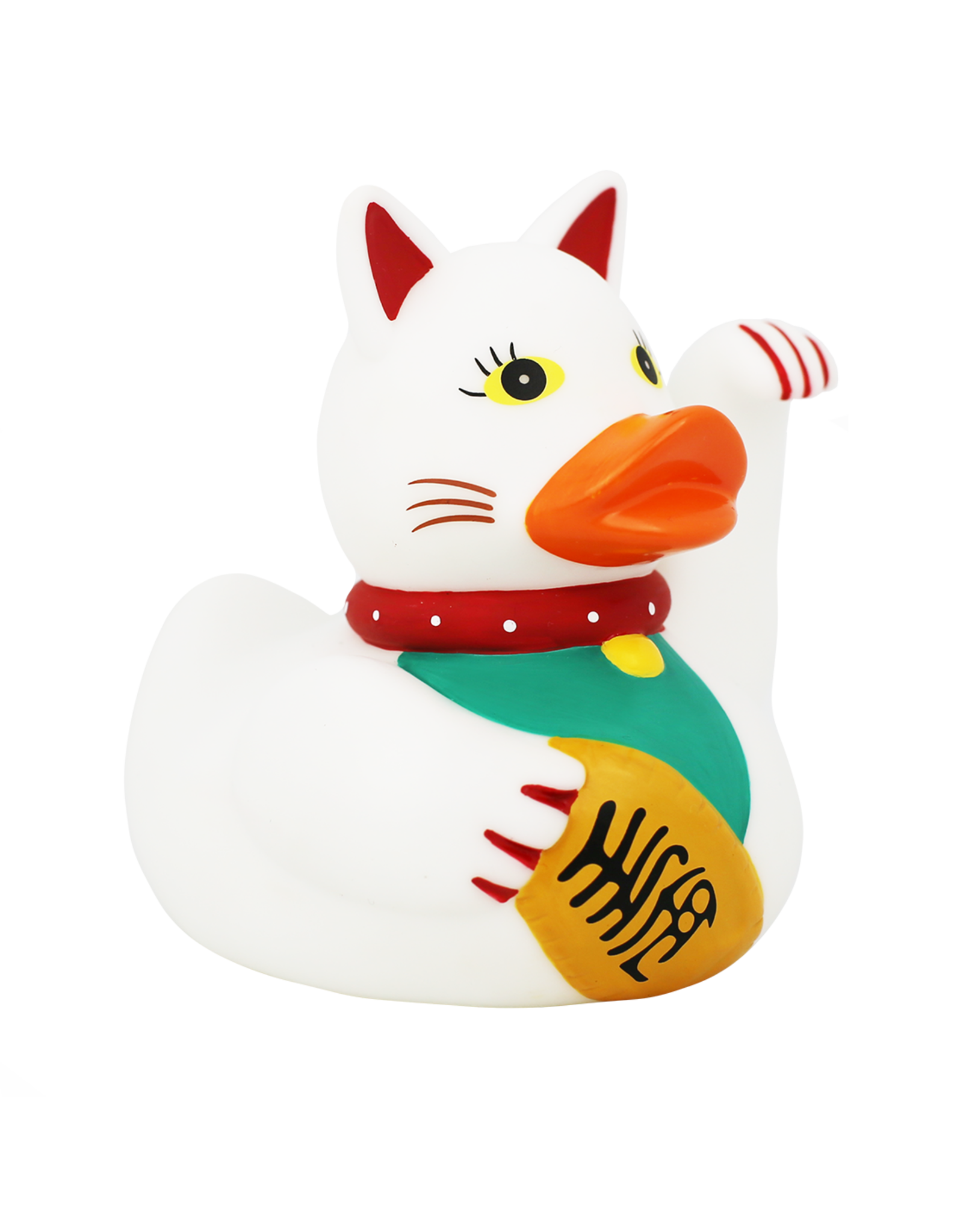 Lilalu Lucky Cat Rubber Duck
