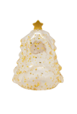 Lilalu Canard Sapin de Noël à paillettes dorées