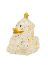 Lilalu Gold Glitter Christmas Tree Rubber Duck