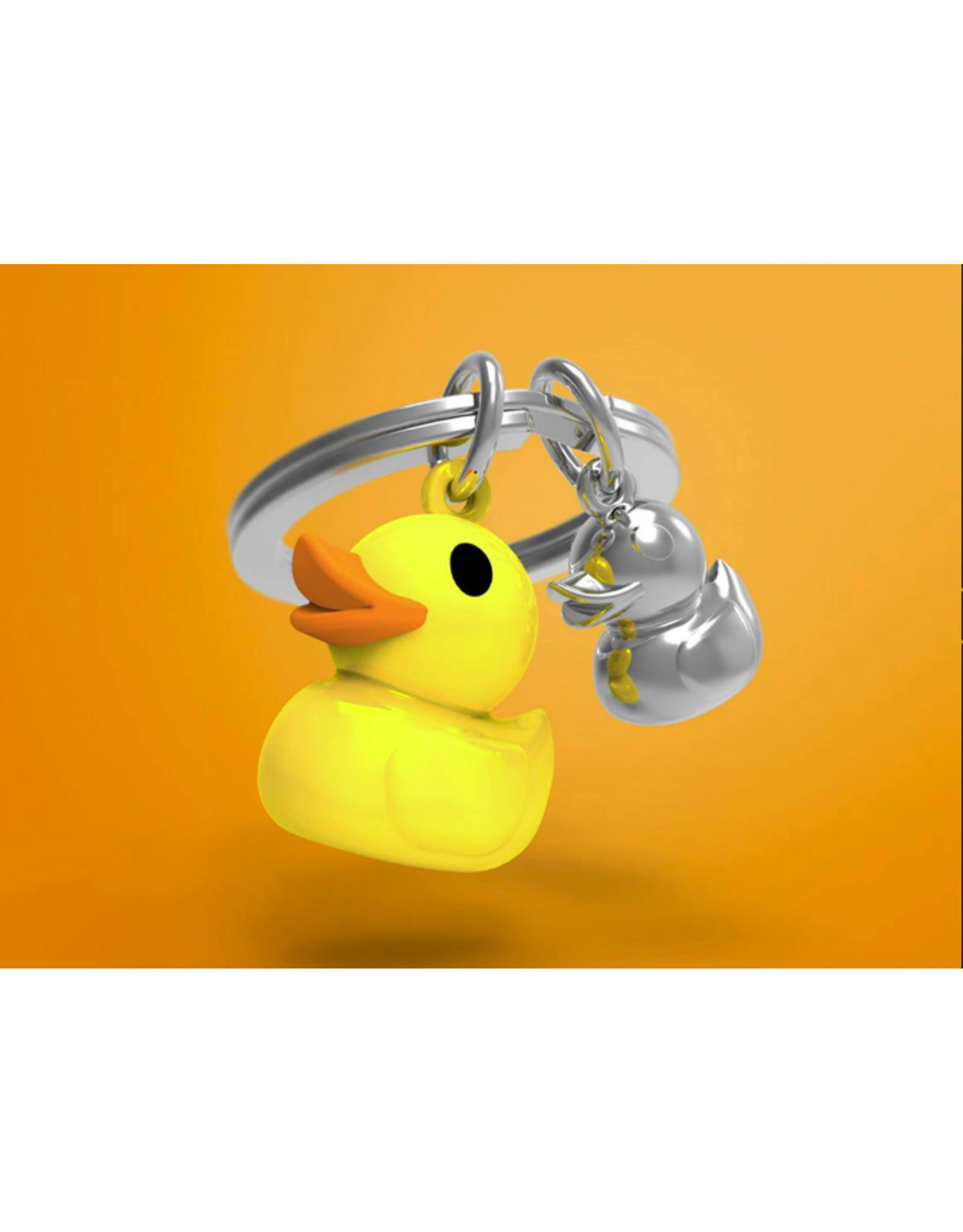 Metalmorphose Rubber Duck Key Ring - Yellow