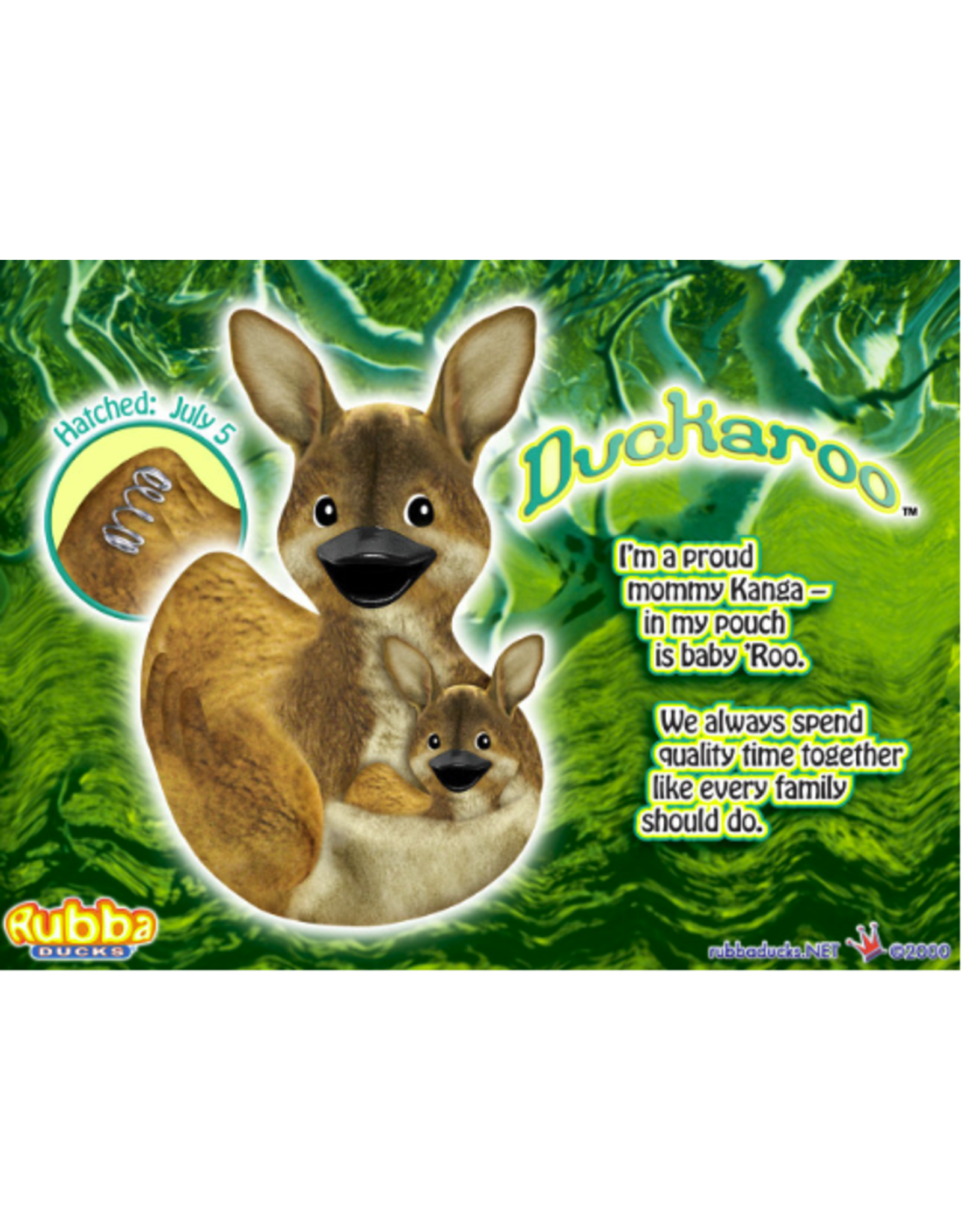 Kangaroo Rubber Duck