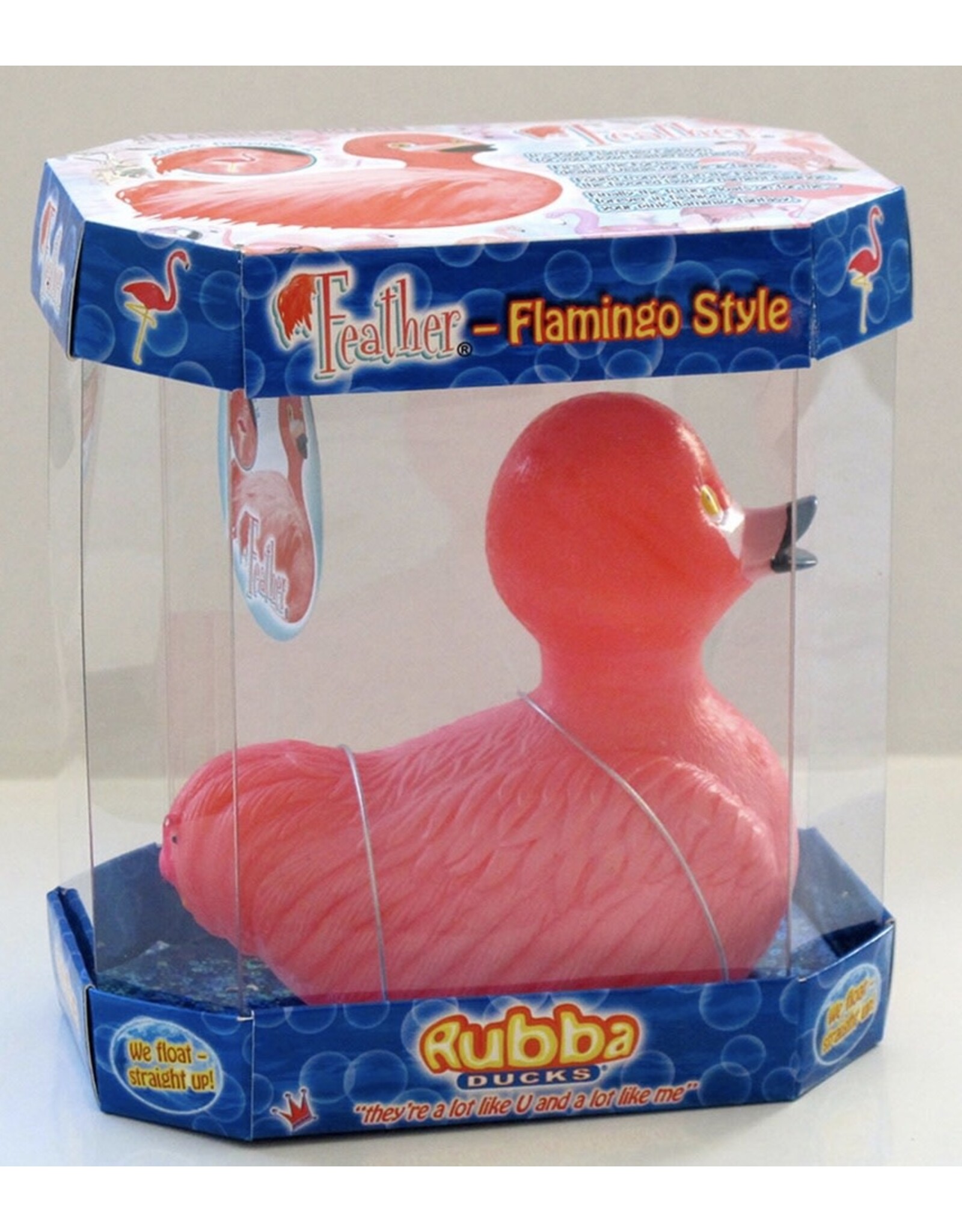 Feather Flamingo Rubber Duck