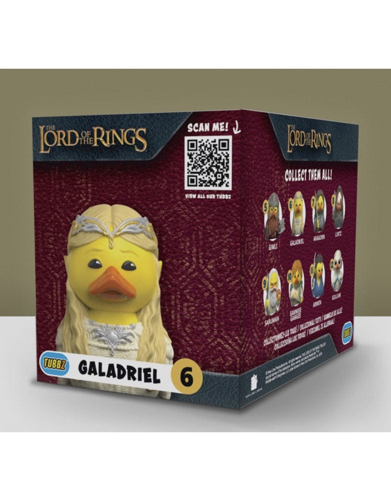 Tubbz Le Seigneur des Anneaux -Canard Galadriel - Édition en Boîte