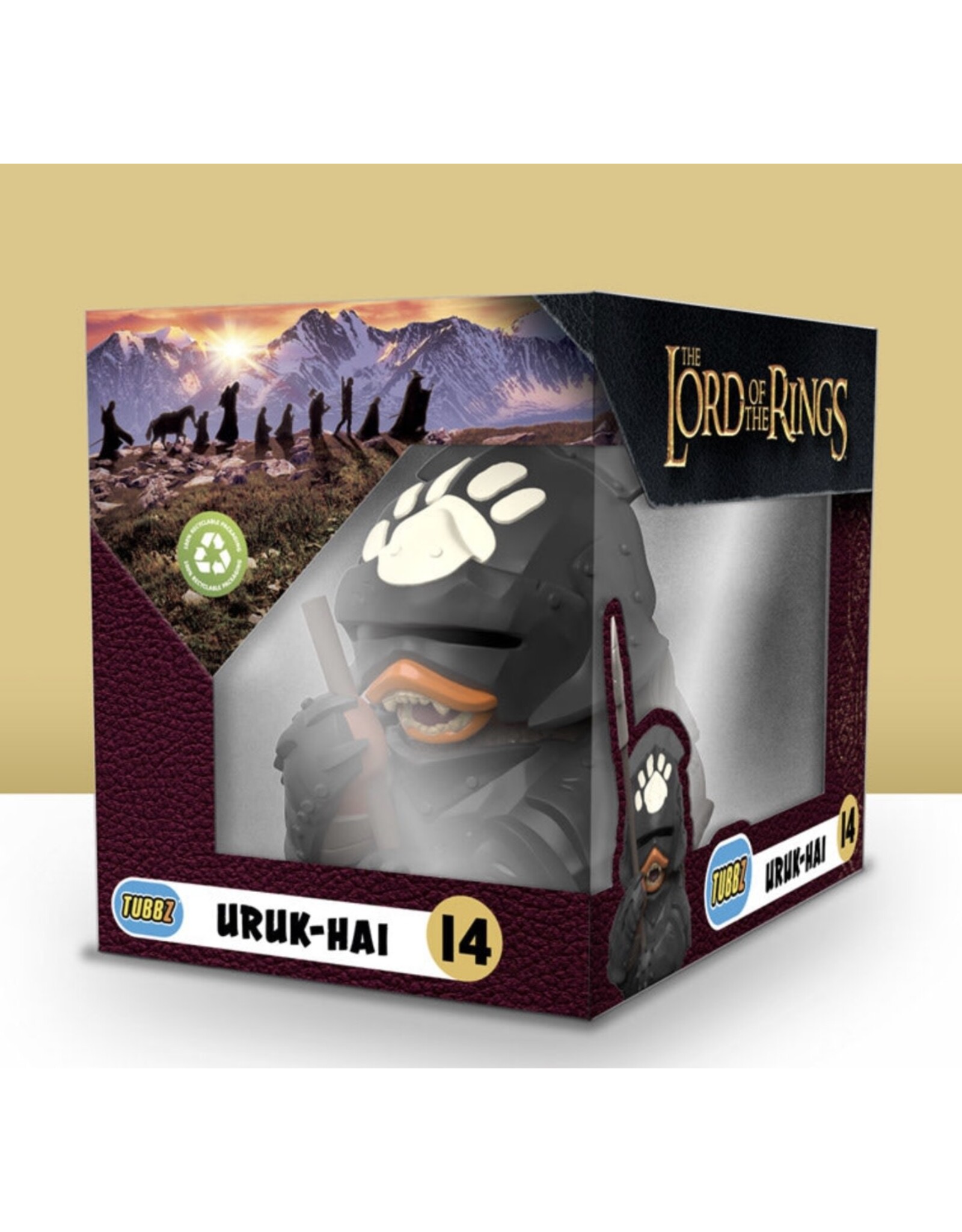 Tubbz Lord of the Rings Uruk-Hai Pikeman Rubber Duck - Boxed Edition