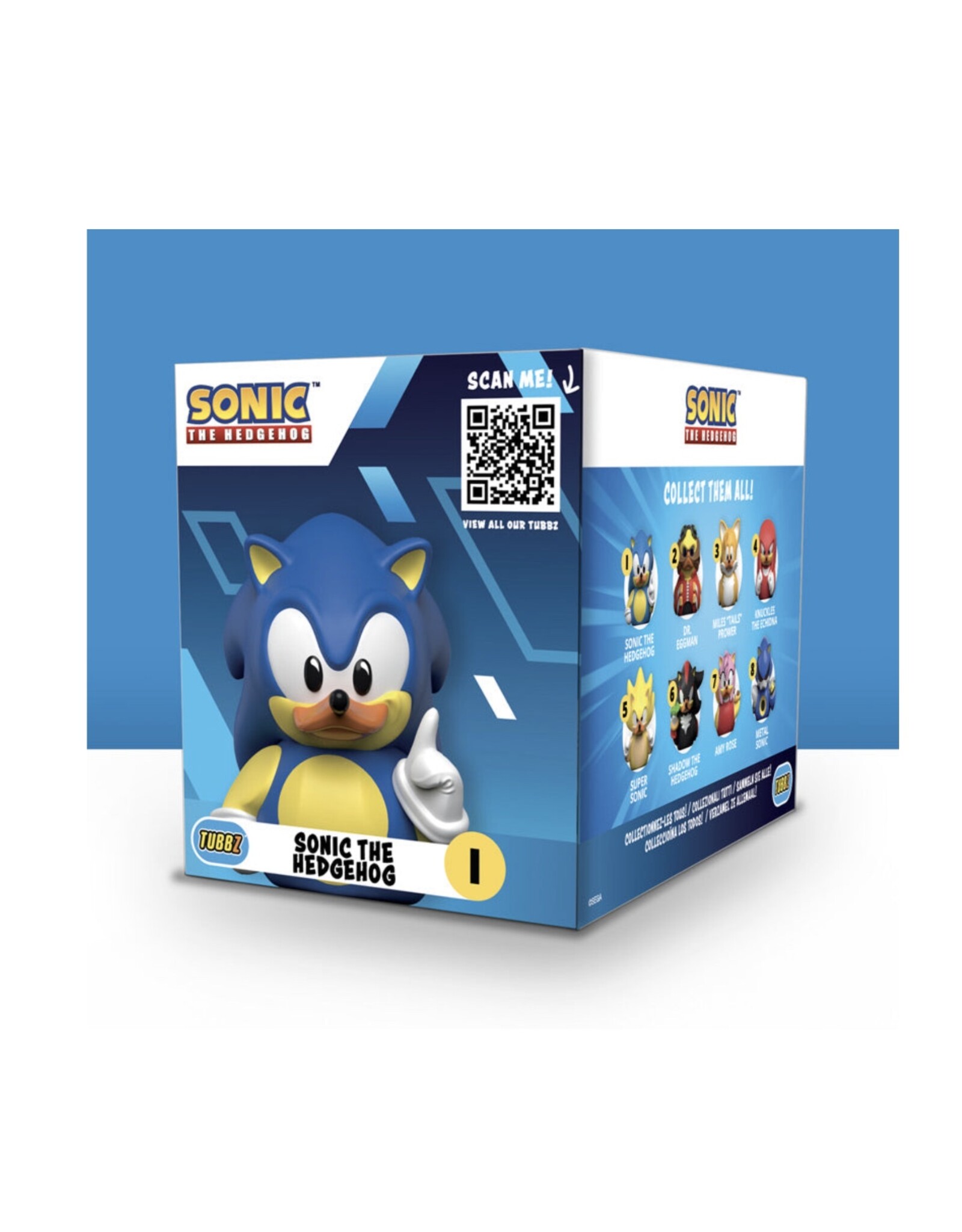 Tubbz Sonic the Hedgehog Sonic Rubber  Duck - Boxed Edition