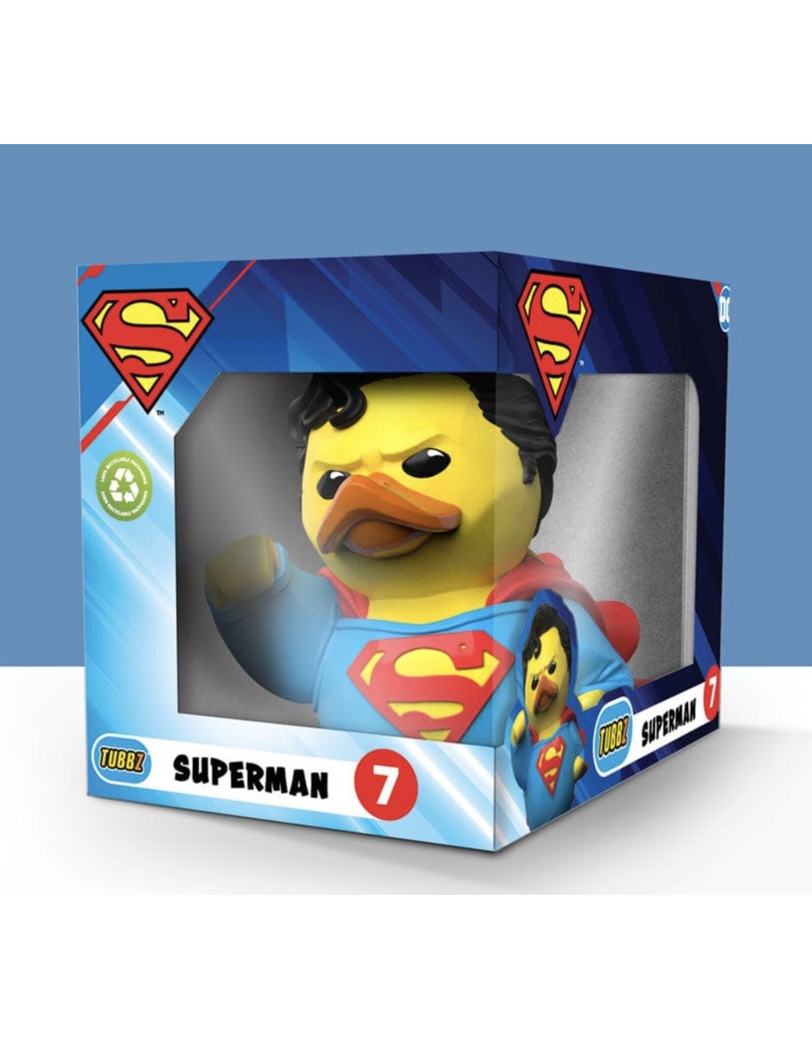Tubbz DC Comics Superman Rubber Duck - Boxed Edition