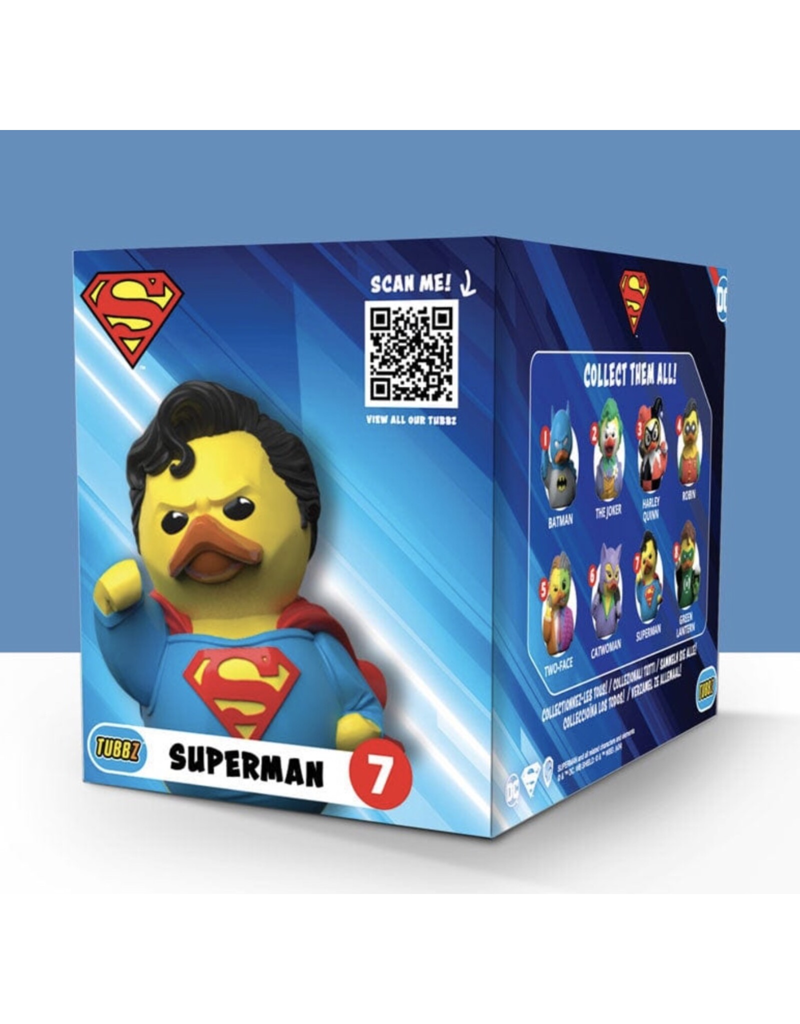 Tubbz DC Comics Superman Rubber Duck - Boxed Edition
