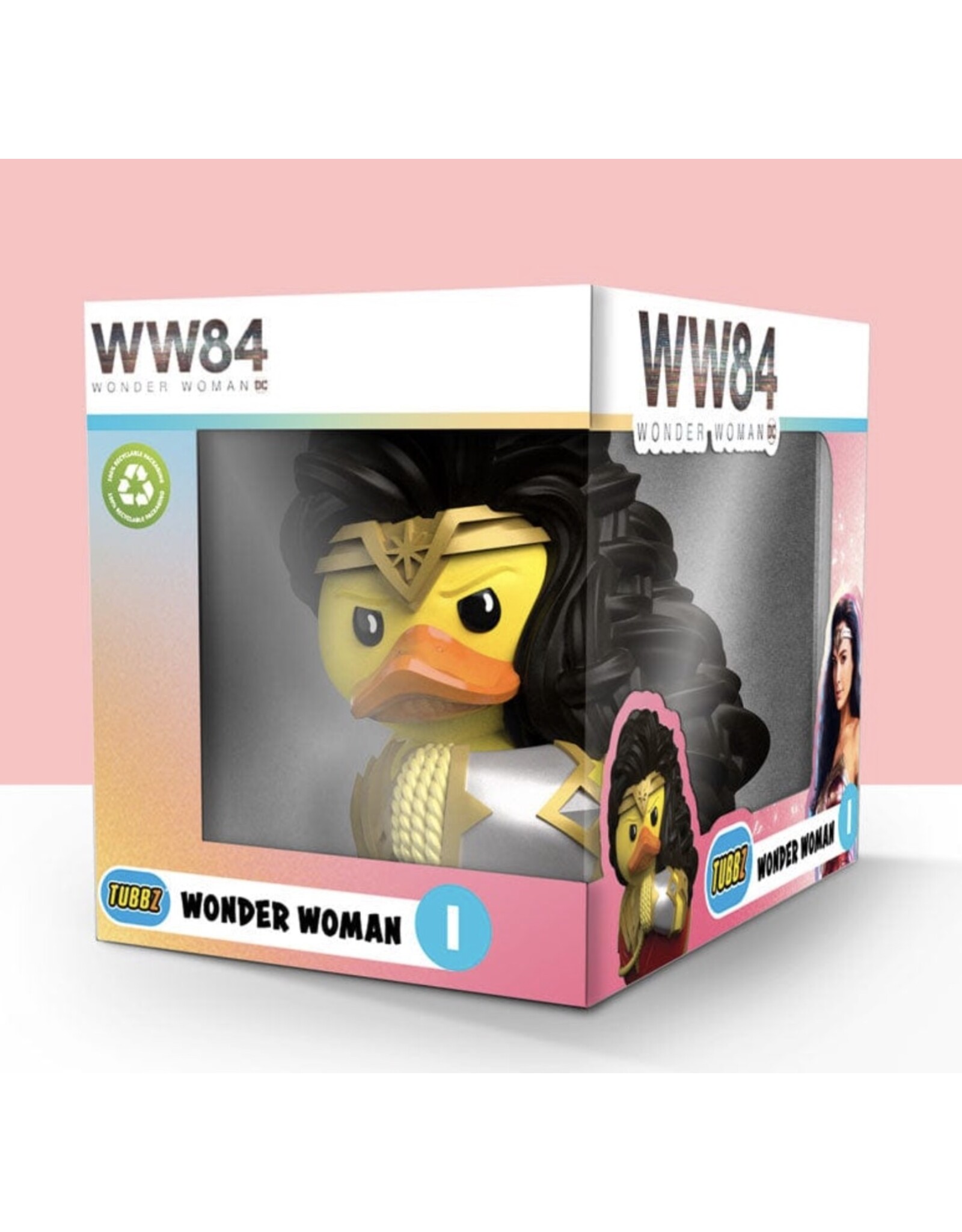 Tubbz DC Comics Wonder Woman Rubber Duck - Boxed Edition