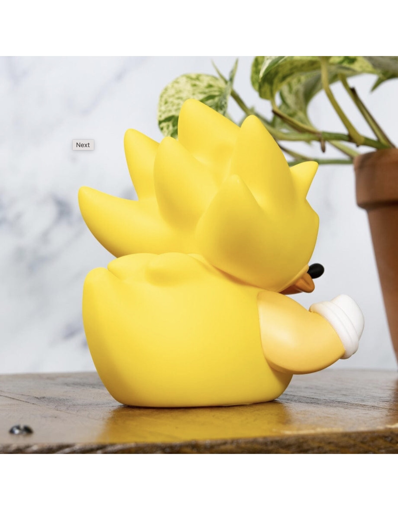 Tubbz Sonic the Hedgehog - Super Sonic Rubber Duck - Boxed Edition