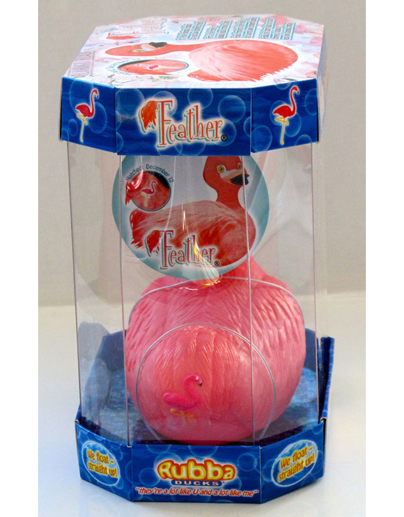 Feather Flamingo Rubber Duck