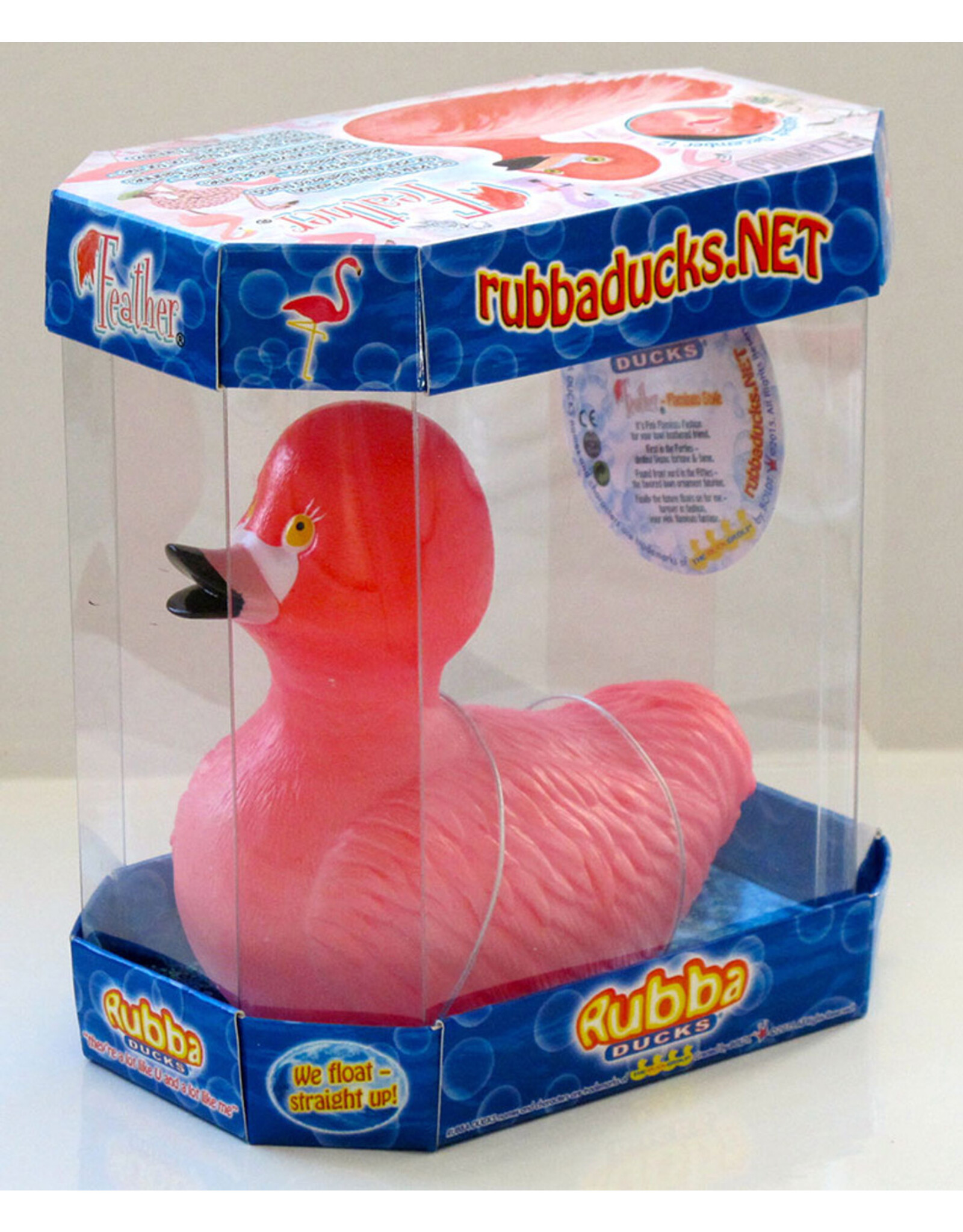 Feather Flamingo Rubber Duck