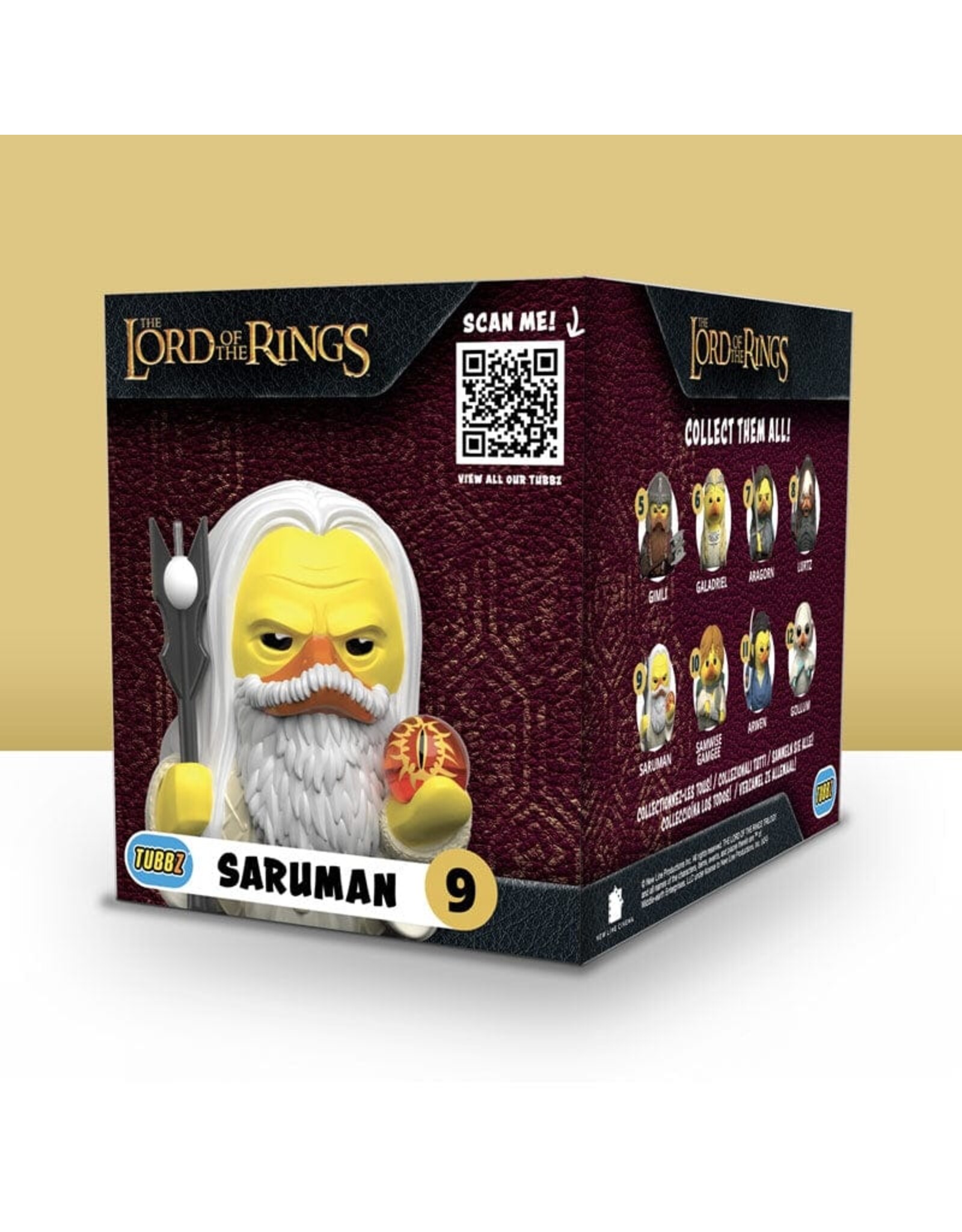 Tubbz Lord of the Rings Saruman Rubber Duck - Boxed Edition