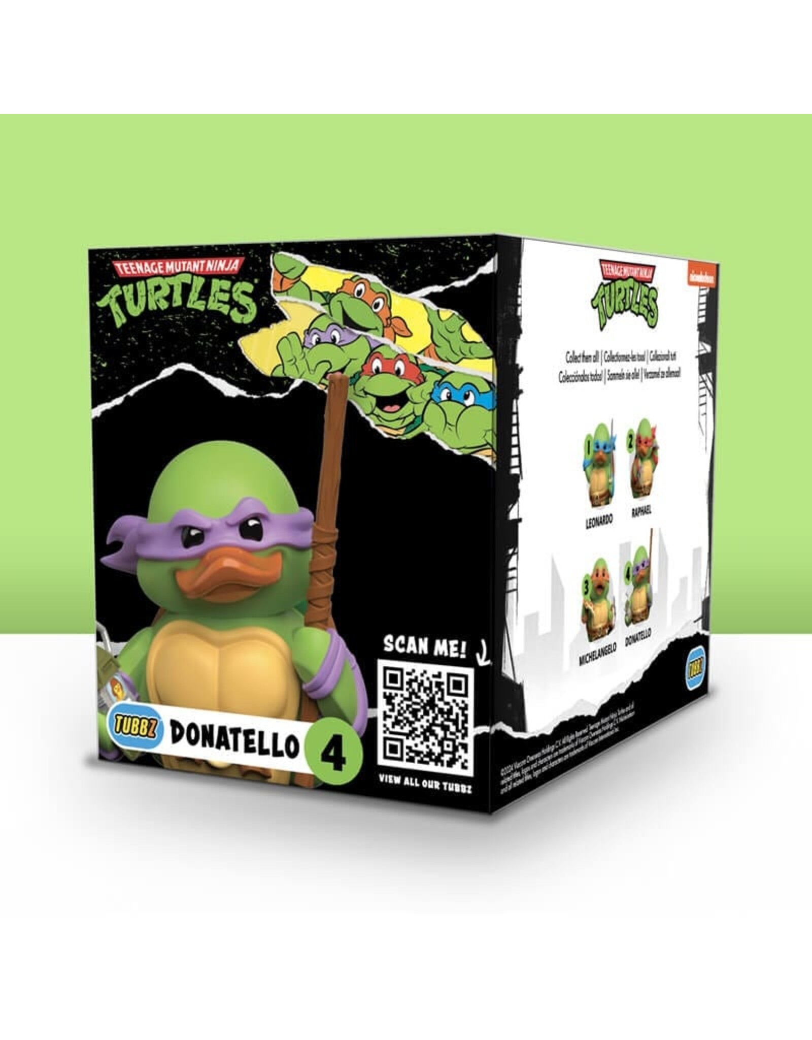 Tubbz Teenage Mutant Ninja Turtles Donatello  Rubber Duck - Boxed Edition