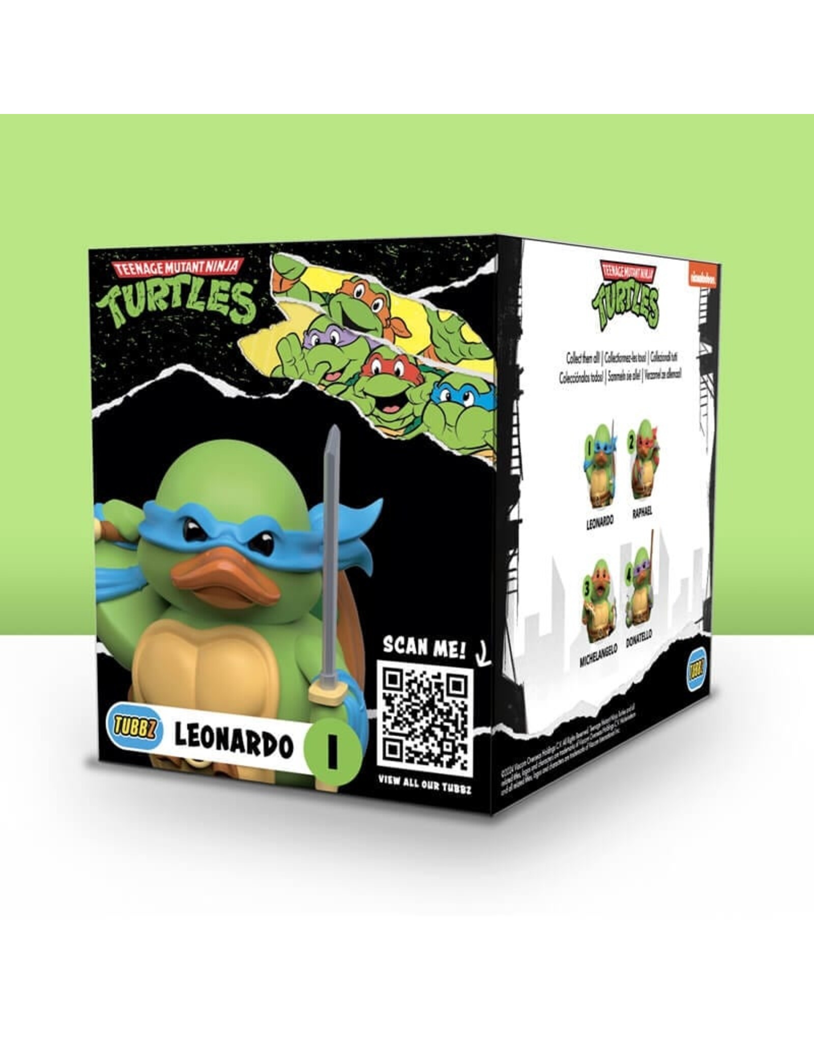 Tubbz Teenage Mutant Ninja Turtles Leonardo  Rubber Duck - Boxed Edition
