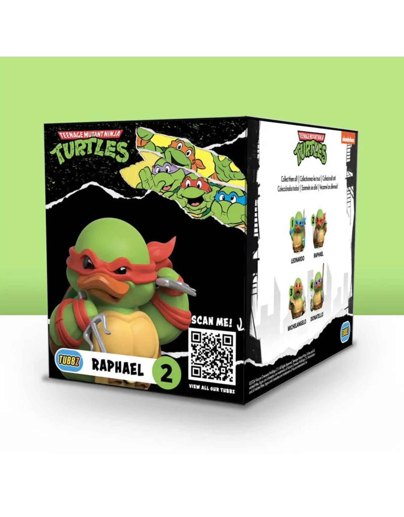 Tubbz Teenage Mutant Ninja Turtles Raphael Rubber Duck - Boxed Edition